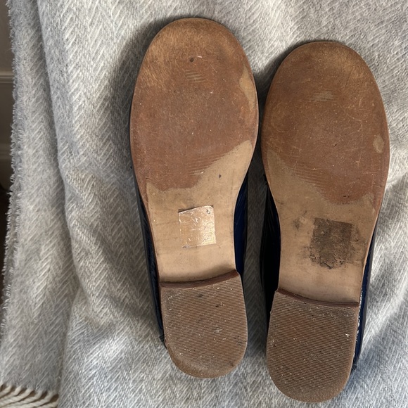 DV by Dolce Vita Navy Blue Patent Leather Loafers, Size 8 - Picture 8 of 9